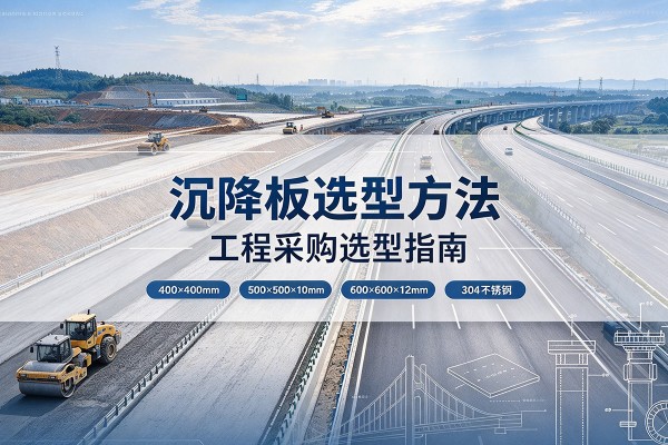 博野沉降板选择方法