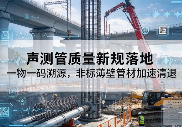 博野声测管质量新规落地，一物一码溯源，非标薄壁管材加速清退