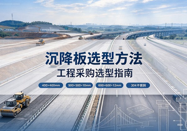 博野沉降板选择方法